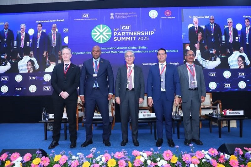 H.E. Mr. Antonio Grispos, Secretary of State for Trade at the CII Partnership Summit in Visakhapatnam (14 Nov 2025)