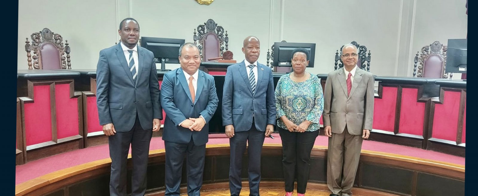 High Commissioner with H.E. Mr. Adelino Manuel Muchanga, Hon'ble President of the Supreme Court in Maputo (20 May 2025)