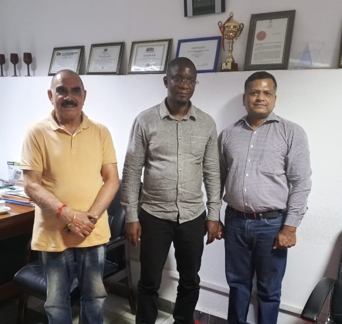 With Hon'ble Mayor of Manica city (6 April 2026)