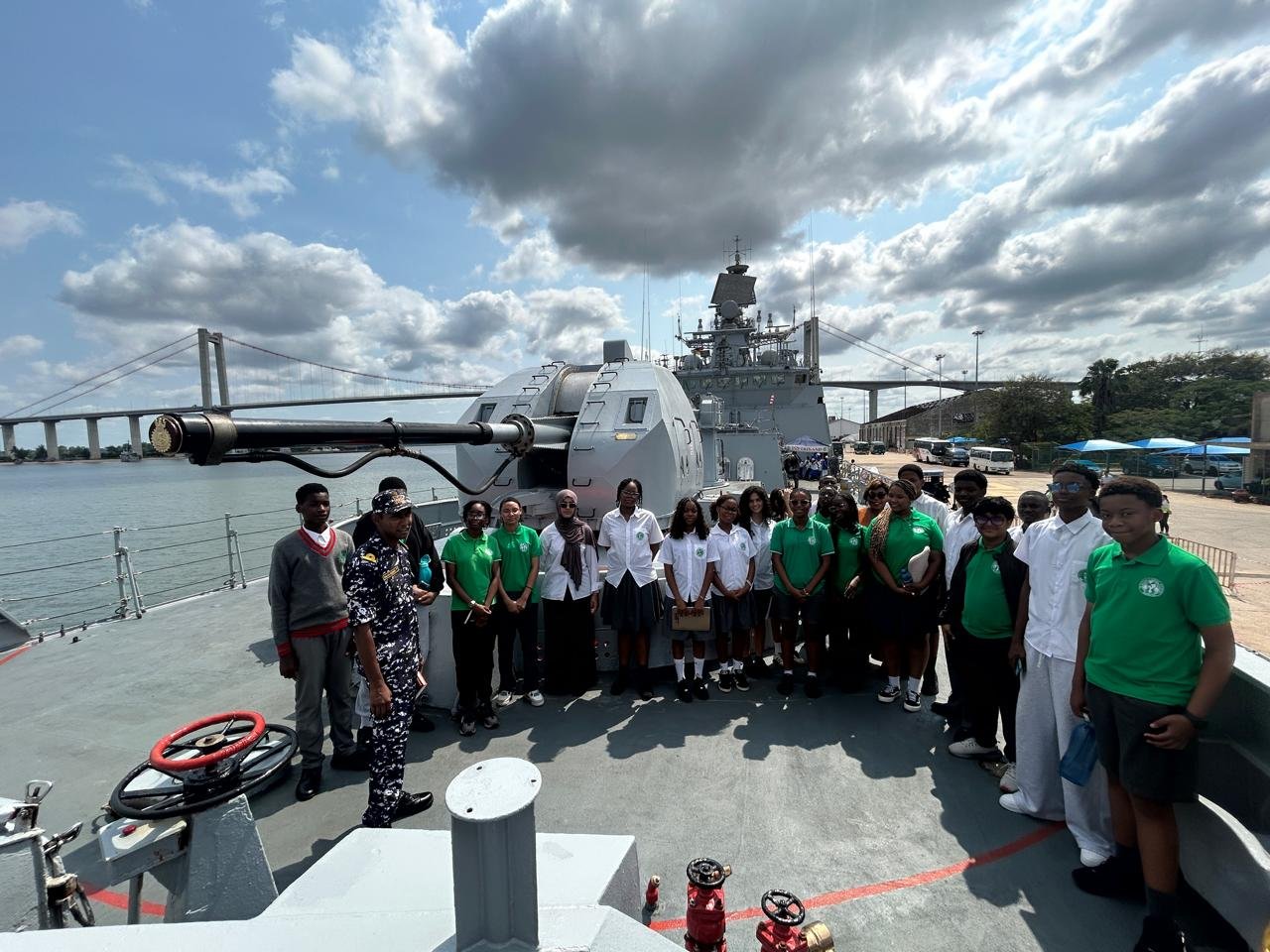 INS Trikand – visit by school children (26 March 2026)