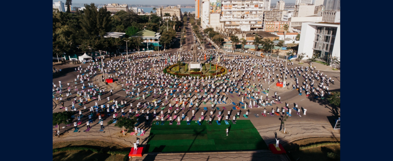 The main International Day of Yoga celebrations was held in Maputo (22 June 2025). As part of IDY celebrations, 162 yoga sessions were held in cities and towns across Mozambique.