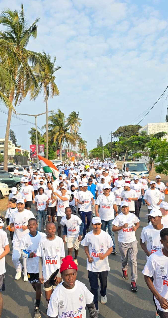 Viksit Bharat Run in Maputo (28 Sept 2025)