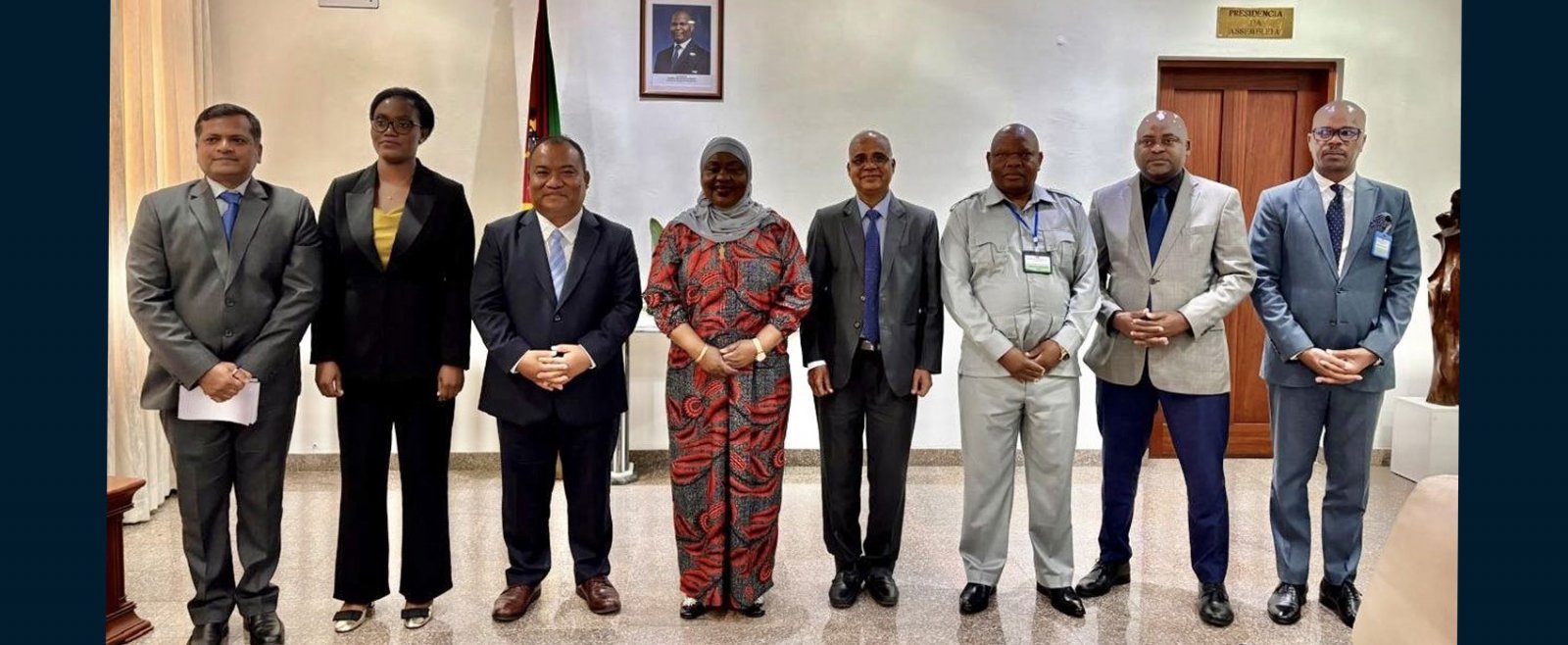 High Commissioner called on H.E. Ms. Margarida Adamugy Talapa, Hon’ble President of the National Assembly and discussed bilateral relations (6 May 2025)