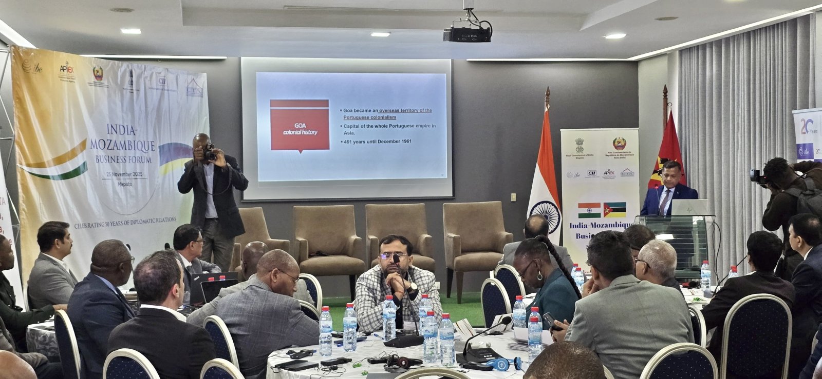 India Mozambique Business Forum meeting in Maputo (25 Nov 2025)