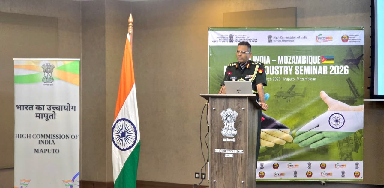 India Mozambique Defence Industry Seminar at Maputo (26 March 2026).