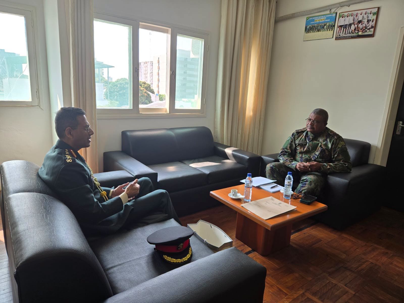 With Commander of Mozambique Air Force (13 July 2026)