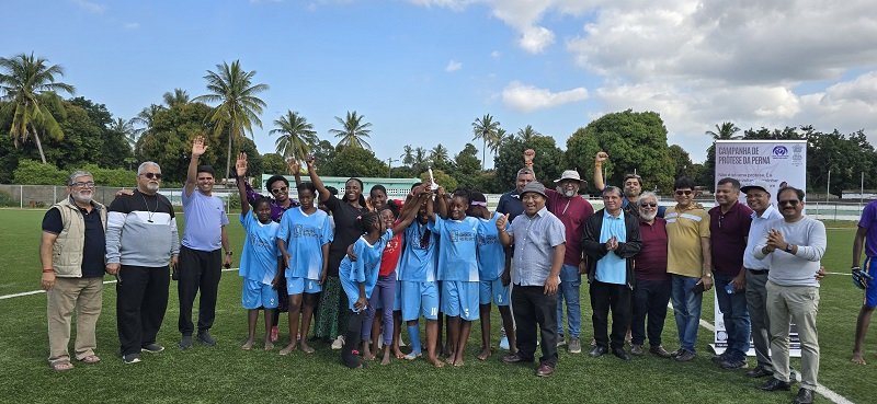 Community football tournament in Xai Xai