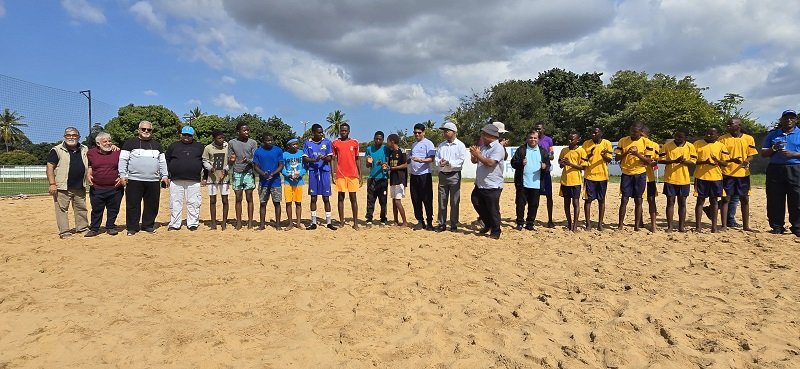 Community football tournament in Xai Xai