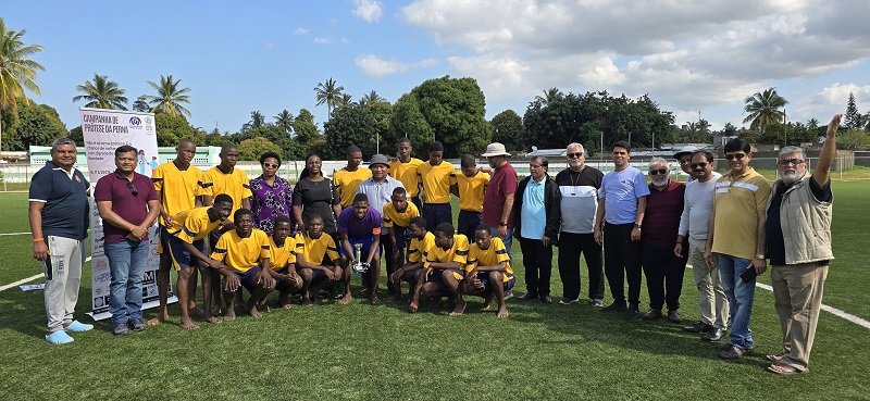 Community football tournament in Xai Xai