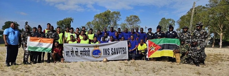 Visit of INS Savitri to Beira (12 Nov 2025)