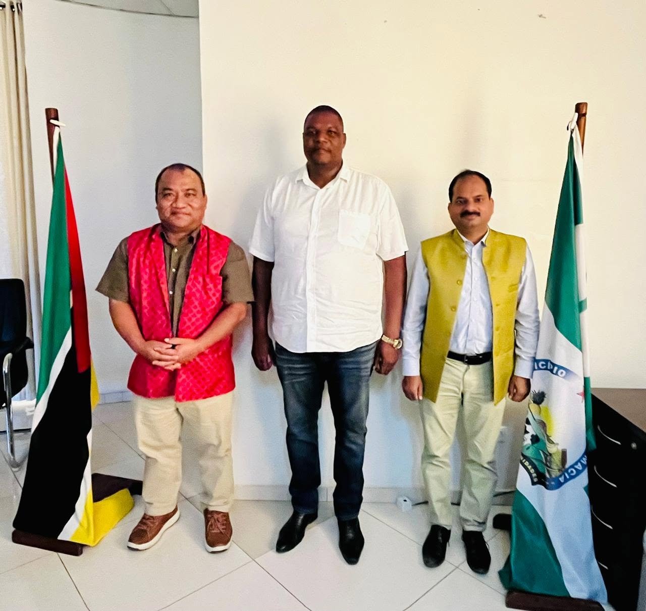 With Hon'ble Mayor of Macia (6 June 2026)