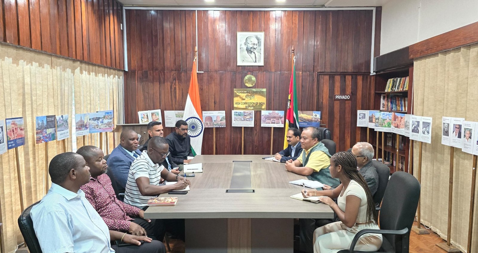 With Hon’ble Mayor of Macia and his delegation (25 Feb 2026)