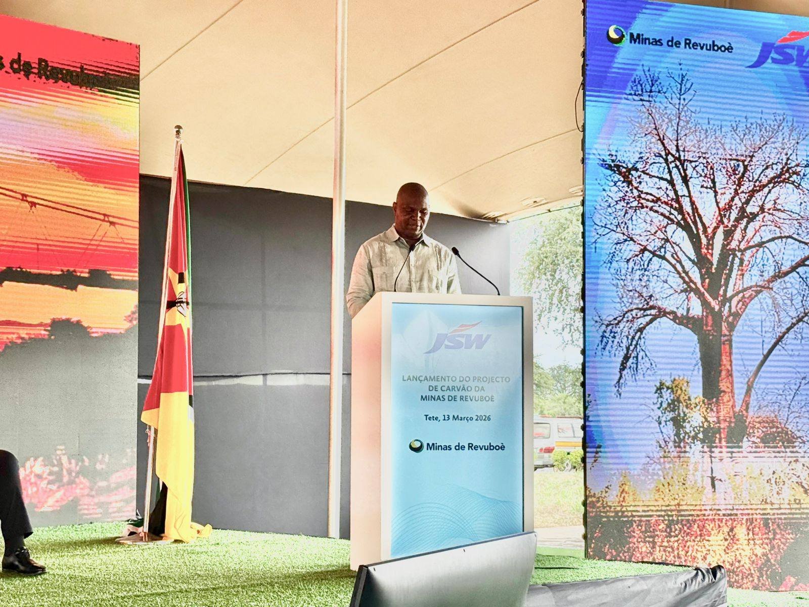 Minas de Revuboe – stone laying ceremony (13 March 2026)