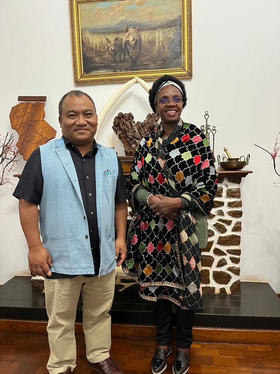 With Hon’ble Governor of Niassa province in Lichinga (23 Sept 2025)