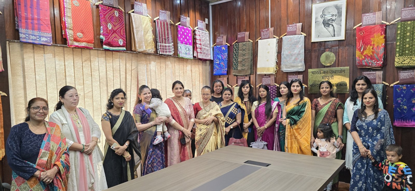 Exhibition on Sarees at High Commission (15 Oct 2025)