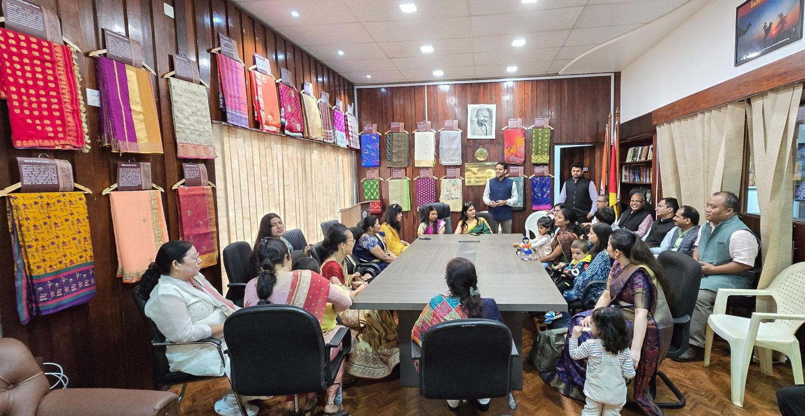 Exhibition on Sarees at High Commission (15 Oct 2025)