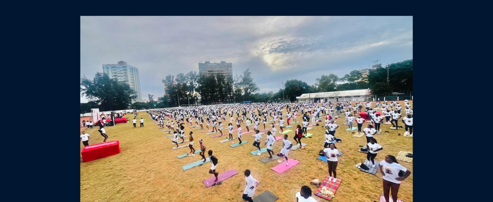 International Day of Yoga was celebrated at the Parque dos Continuadores in Maputo (21 June 2026). 118 yoga sessions were held in Maputo and other cities and towns in Mozambique