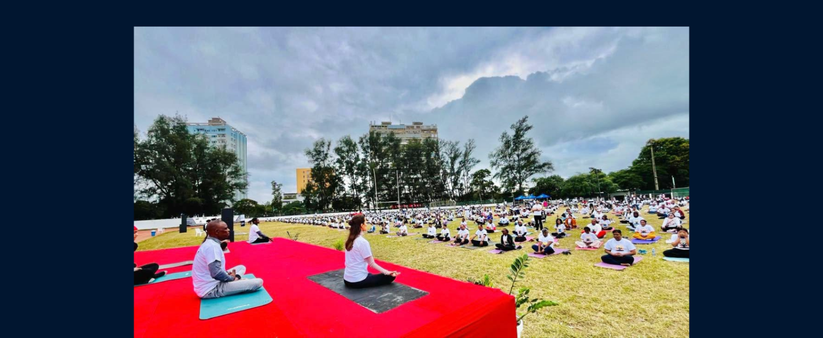 International Day of Yoga was celebrated at the Parque dos Continuadores in Maputo (21 June 2026). 118 yoga sessions were held in Maputo and other cities and towns in Mozambique.