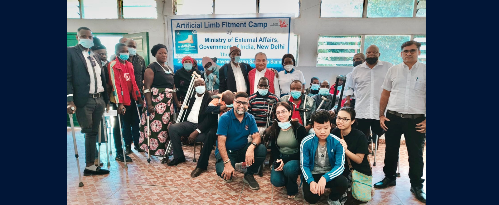 Free Artificial Limb Fitment Camp for 1200 beneficiaries at the Central Hospital in Maputo sponsored by Government of India (30 July 2025)