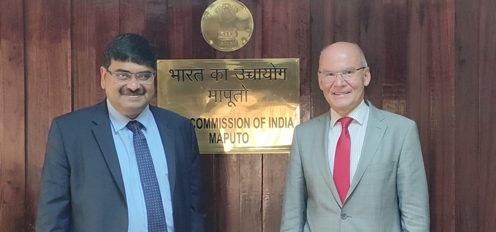 High Commissioner met H.E. Mr. Lothar Freischlader, German Ambassador in Maputo on 14th May 2022