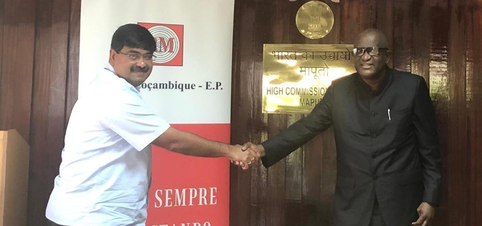HC met Mr. Abdul Naguib Abdula, CEO of Radio Mozambique on 4th June 2022