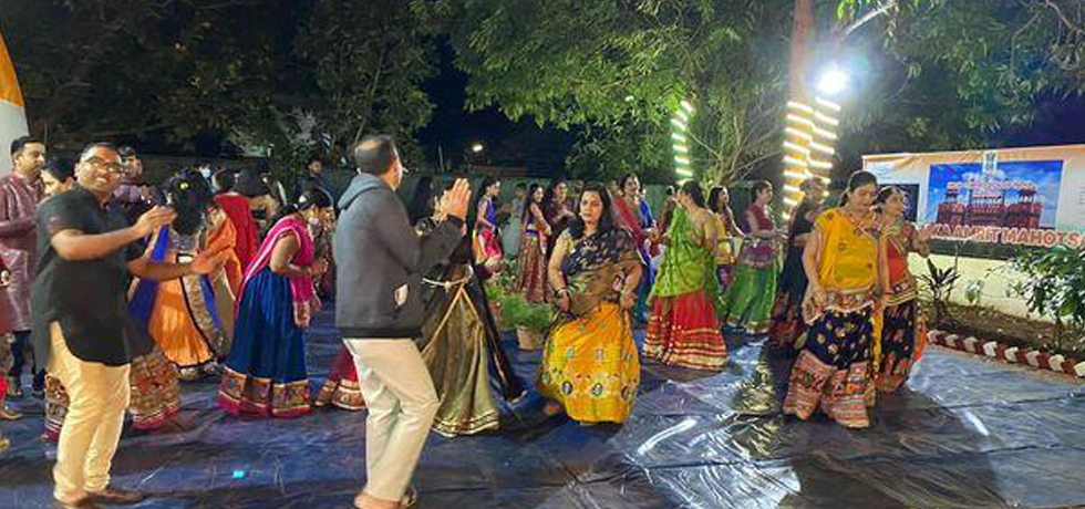 Puja & Garba dance at the premises of High Commission of India, Maputo, during the Navaratri on 11th Oct 2021