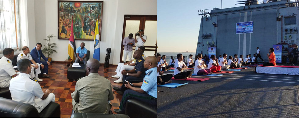 Visit of Indian Navy Ship Sunayna to Mozambique (Beira Port) from June 28-30, 2023. 