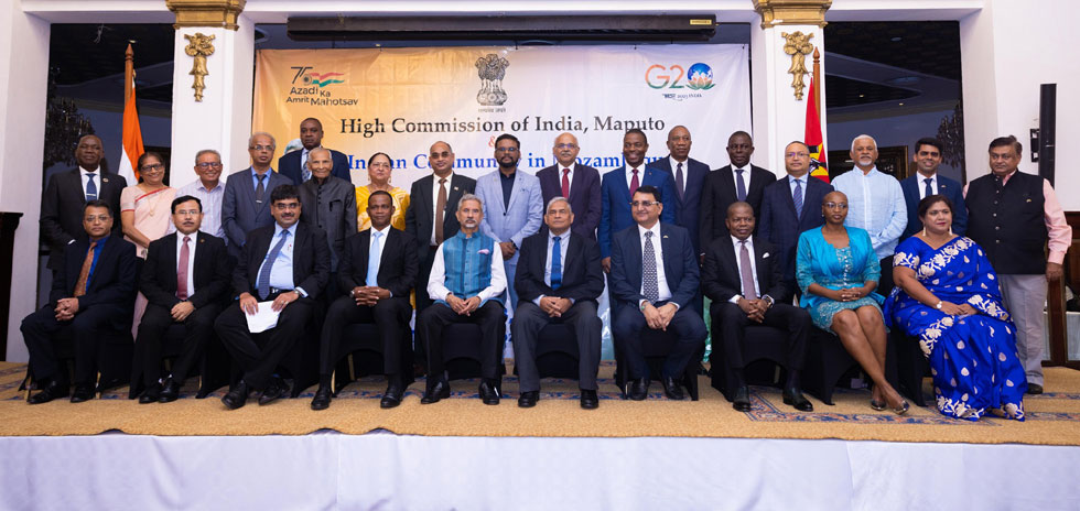 Visit of Hon'ble External Affairs Minister of India, Dr. S. Jaishankar, to Mozambique from April 13-15, 2023 - Interactions with the Indian community in Mozambique.