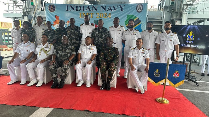 India Mozambique Tanzania Trilateral Naval Exercise in Nacala (27 March 2024)