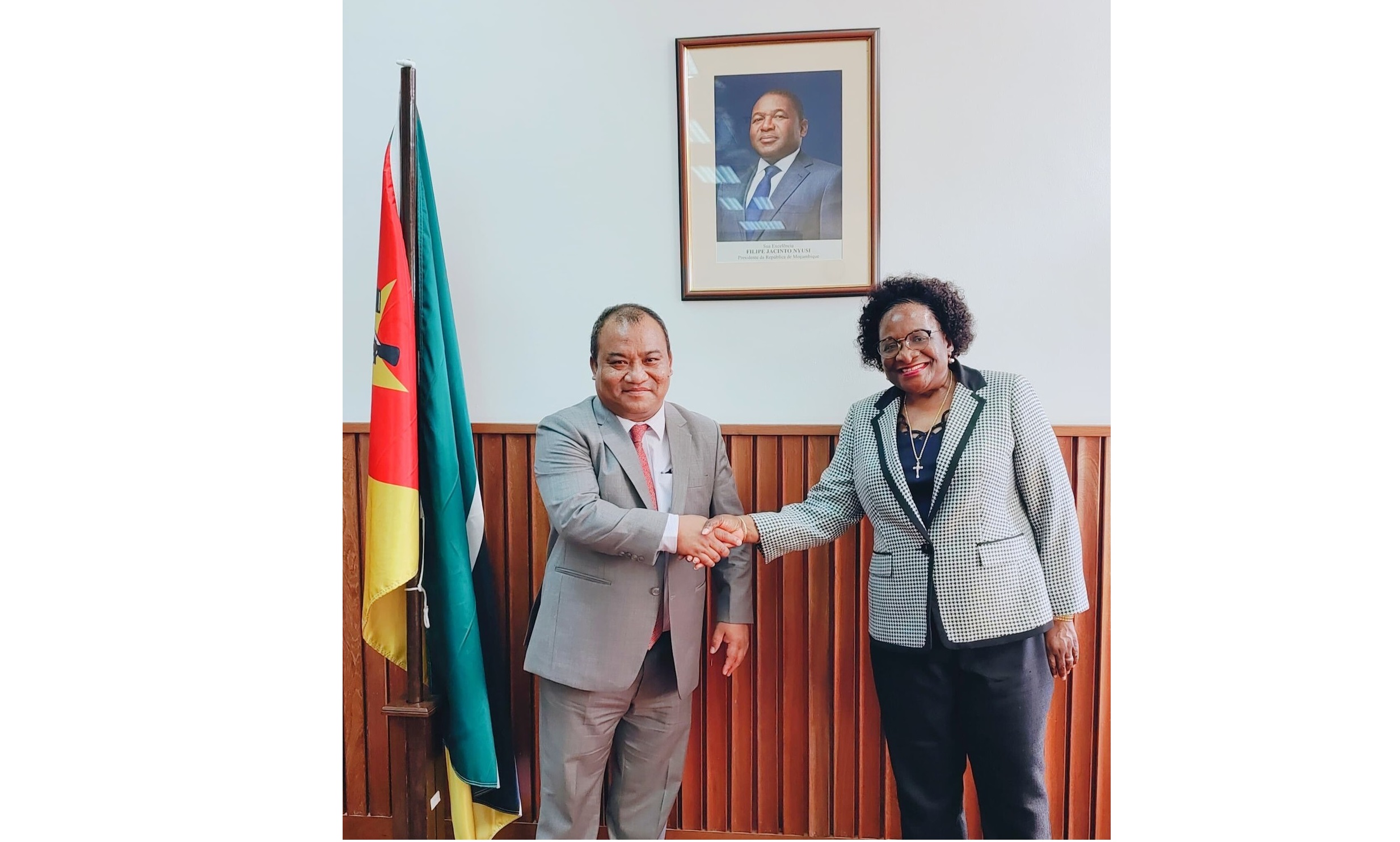 High Commissioner meeting with H.E. Mrs. Veronica Macamo, Hon’ble Minister of Foreign Affairs & Cooperation of Mozambique (23 Aug 2024)